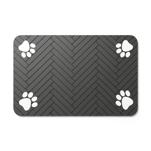 Tapis gamelle chien chat - gamelle,