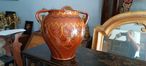 Vase faïence ancienne - vase, en
