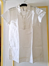 Chemisier tunique blanc femme