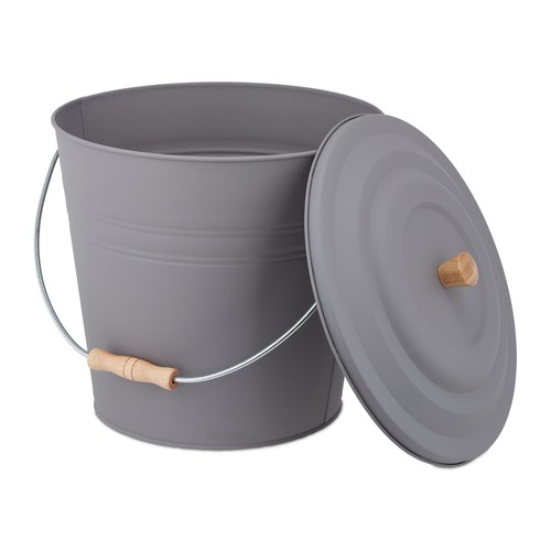 Seau cendre gris - 12, l
