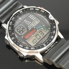 Vintage CITIZEN Wind Jack 1990  Windsurfing Digital Men's Watch  D060-0867 Rare!