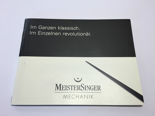 Booklets meistersinger - booklets,