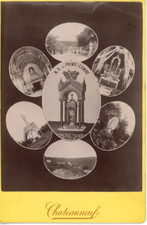 France, Sommières, Notre Dame de Prime-Combe vintage albumen print Albu print