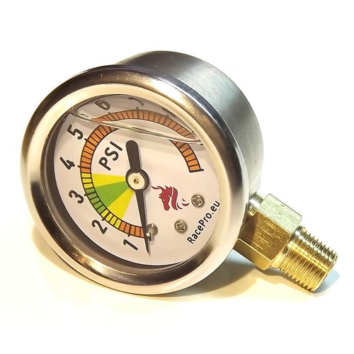 Fuel pressure gauge 10psi - fuel,