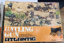 Atlantic 1/72 - FAR-WEST-STORY - US Camp 7th Cavalry + Gatling gun - rare