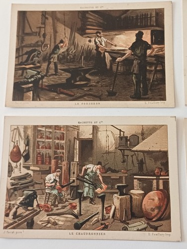 Chromos serrurier forge - 4,