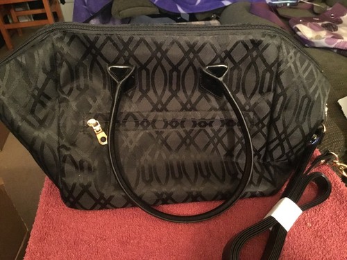 Vinyl makeup carrying bag - vinyl,