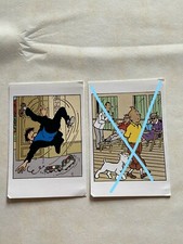 1 POSTCARD ATLAS HERGE MOULINSART TINTIN MILOU HADDOCK