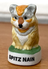 Superbe Fève Mat CHIEN SPITZ