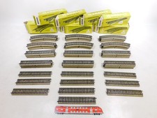70X Märklin H0 AC Pièce De Rail M-Gleis 5106 Droite 5100 Courbée Box #ED849-4