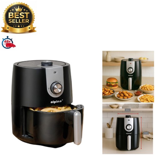 Friteuse sans huile alpina - friteuse, 2l