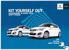 Suzuki Swift Accessories 2016 UK Market Foldout Sales Brochure