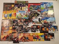 Huge Lego Instruction Manual Lot 30 Manuals -Star Wars - Creator - Lego City Etc