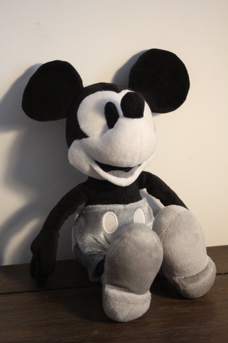 Peluche mickey mouse noir - peluche,