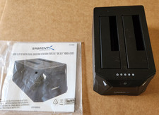 Sabrent EC-HD2B SATA 2.5 or 3.5 Dual Bay Hard Drive Docking Station NO CORDS