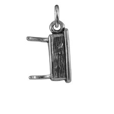 Charm Bureau d'Ecolier en Argent 925/1000