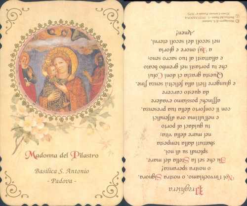 Madonna pilastre n - du, n.3025