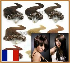 50-150 EXTENSIONS DE CHEVEUX POSE A FROID EASY LOOP NATURELS REMY +ANNEAUX 53CM