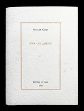 Tirage de tête, 1/25 ex. sur