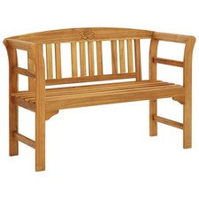Banc de Jardin Bois d'Acacia Massif Meuble de Jardin Terrasse Parc vidaXL