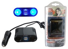 Double prise allume-cigare 12V