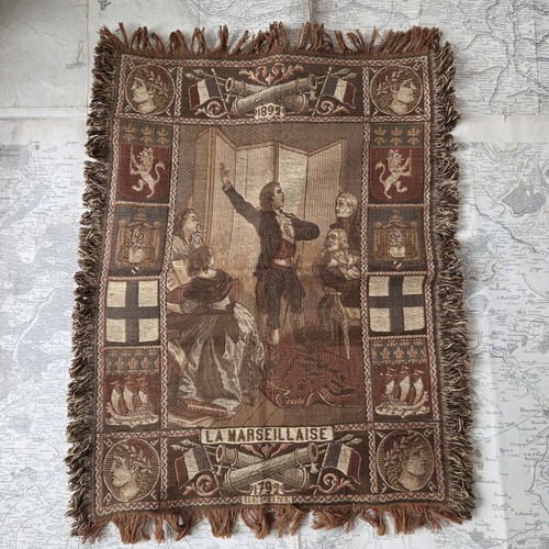 Tapisserie ancienne centenaire - tapisserie,
