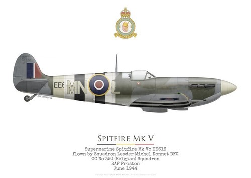 Print spitfire l michel - print,