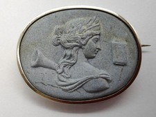 ANCIENNE BROCHE ARGENT VERMEIL