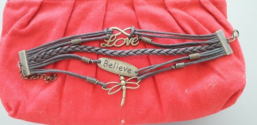 Bracelet neuf lanières - neuf,lanières, cuir