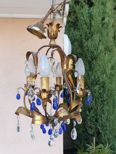Beau élégant petit lustre - et,