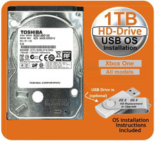 Xbox One Internal 1TB Hard Drive Xbox One X, S & Original 1540 USB OS option