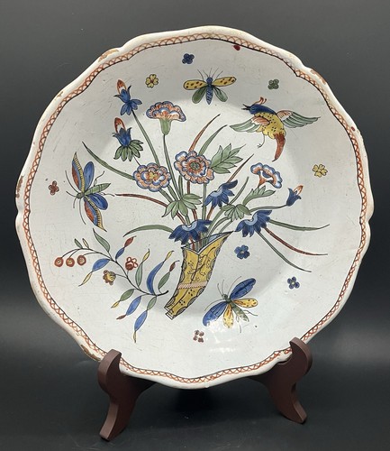 Assiette faïence décor - faïence,,