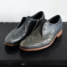 Chaussures Paraboot vintage cuir bleu France 45 / 11 UK 