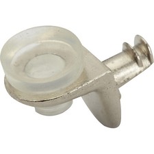 8 Taquets à Ventouse Métal à Enfoncer, Trou de Ø 5 mm, Etagères,Tablette,Verre