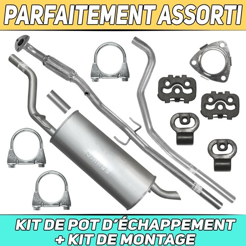 Kit pot échappement - pot, d’échappement