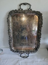 Plateau de service ancien en