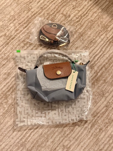 Mini sac longchamp - longchamp, gris