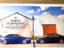 BMW M5 EVOLVE TUNING E39 V8 FRAMEABLE ART ORIGINAL CAR MAGAZINE ROAD TEST REVIEW