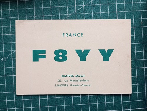 Br0718 carte radio amateur - br0718,