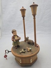 Genuine Thorens Music Box Wood Carved Plays "I Could Have Danced All Night"