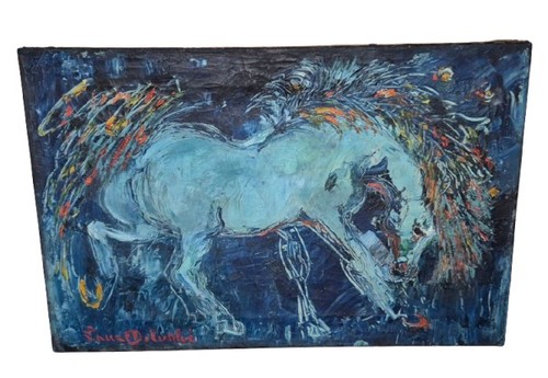 Tableau ancien huile sur - , toile
