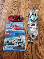 Lego 60129 Police Patrol Boat City Retired Boat Ship City Town 