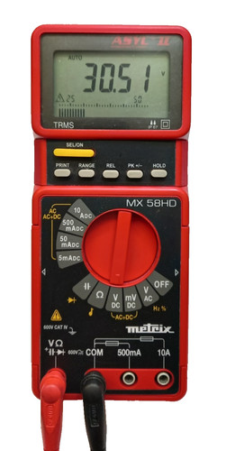 Multimètre métrix 58hd - métrix,