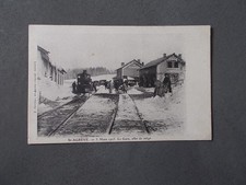 FRANCE.ST AGREVE.5 MARCH 1905.LA GARE EFFECT DE NEIGE.A.M LUCIEN VIAN A MARSEILLE.