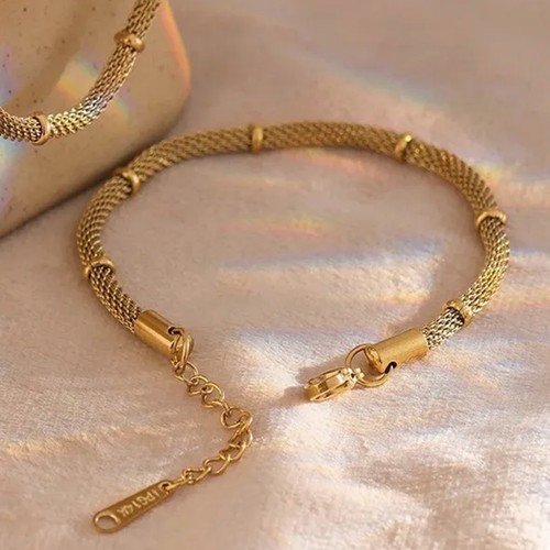 Bracelet jonc chaîne ronde - chaîne,