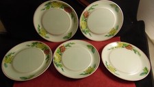 Service de 5 assiettes à dessert en porcelaine Vileroy Boch T'Chou 21.2 cm
