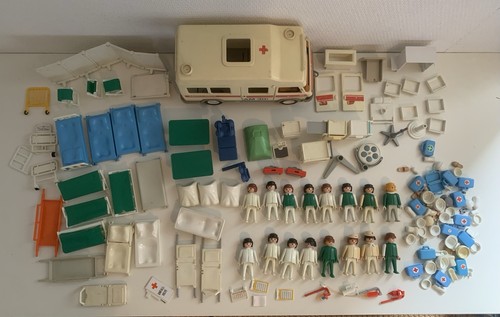 Playmobil vintage lot médical - lot,