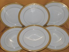 6 assiettes plates 24,5 cm en