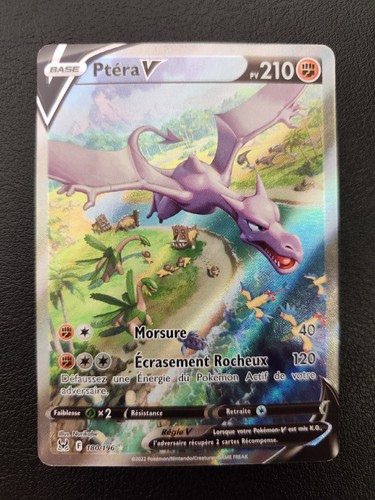 Carte pokémon ptera v - carte, :