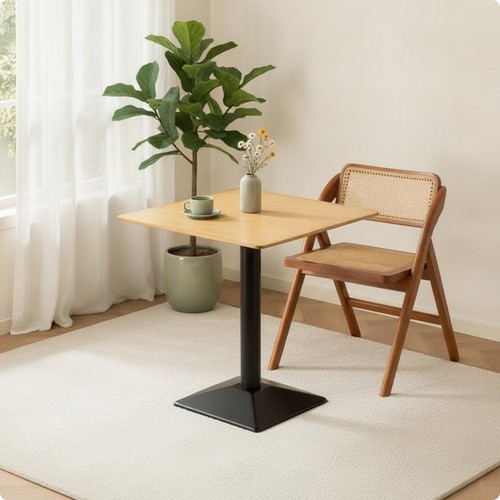 Table avec pied central - avec,